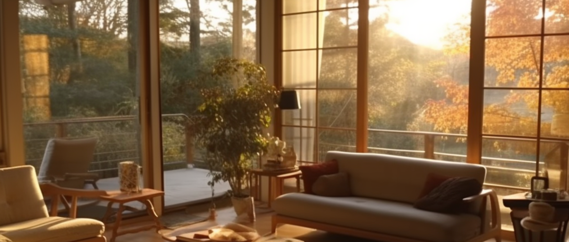 Wanpaneele Garderisimo- Japandi-meets-Skandi- Interieur Holz