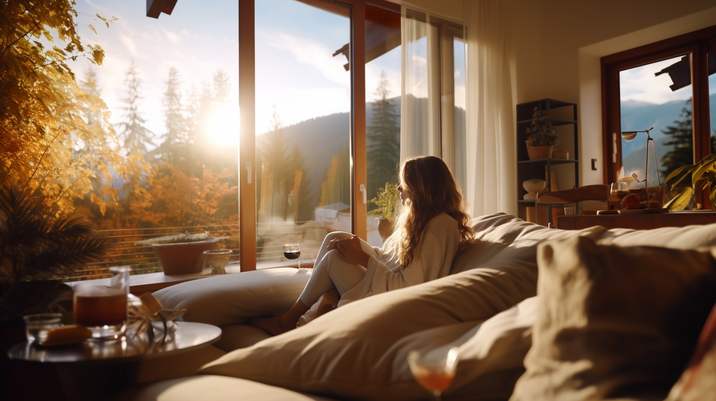 Sunset-Evening-Japandi-Garderisimo- Wandpaneele-Lamellenwand